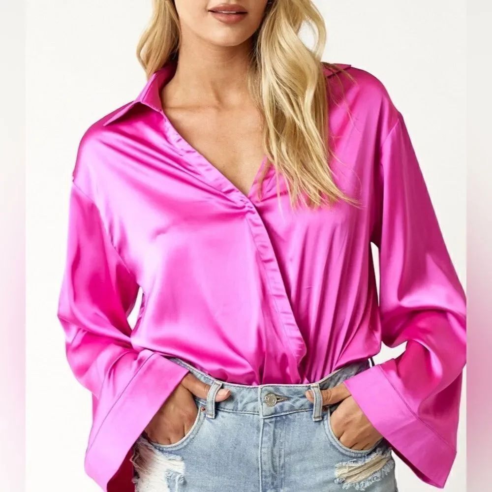 Magenta Bodysuit 